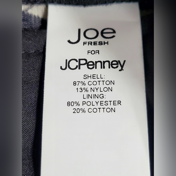 Joe Fresh, Zig/zag Black/White  Shorts Size 6 - Picture 6 of 7